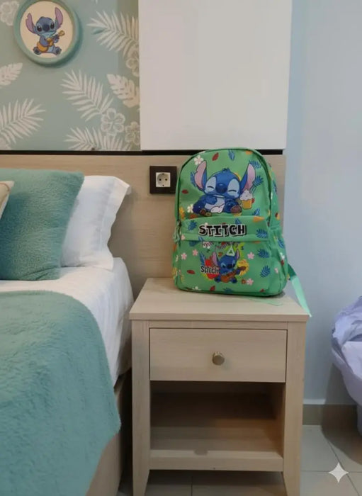 Mochila Infantil Stitch Escolar Estampado Original Disney
