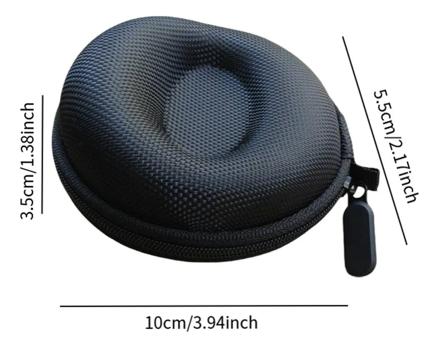 1pc Estuche Portátil para Reloj Hecho de Fibra con Forro de Tela