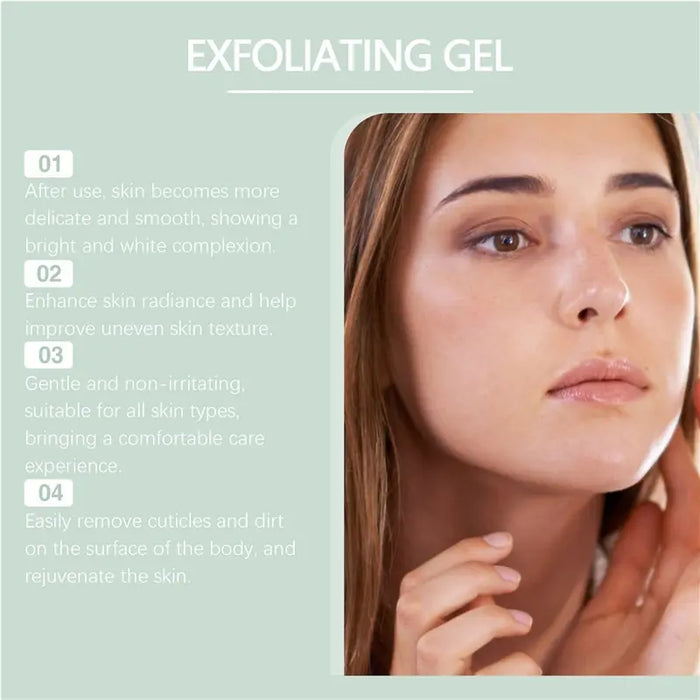 Hoygi gel exfoliante suave que hidrata y limpia el rostro, 50g