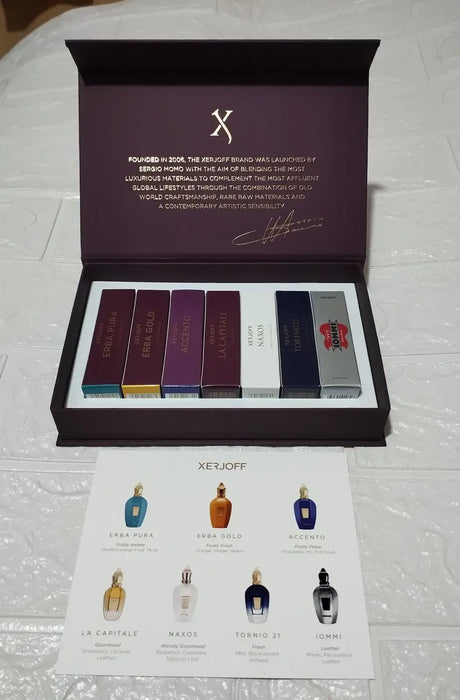 Xerjoff Set 7 Perfumes Miniatura 2 Ml
