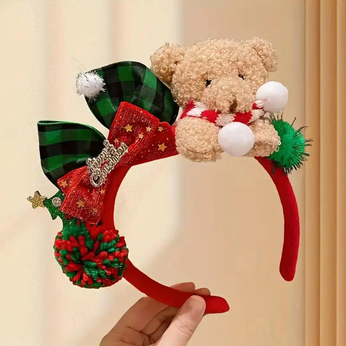 Diadema navideña de Disney con forma de alce, con astas de reno, ideal para fiestas y disfraces