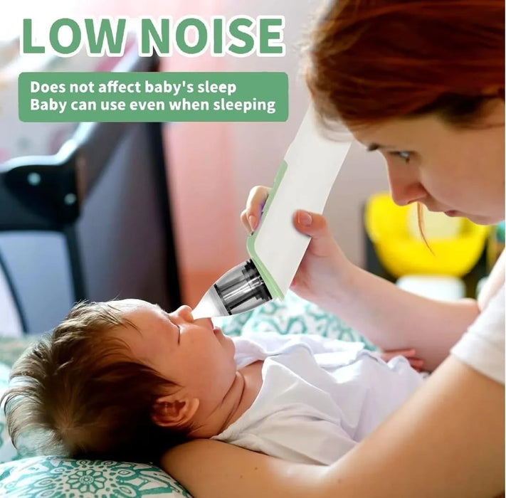 Aspirador Nasal Eléctrico Bebé Limpiador Saca Moco Nariz