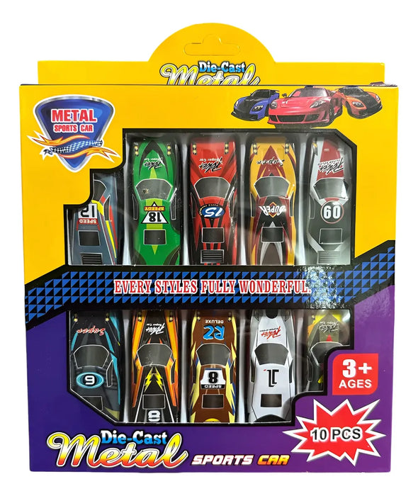 Juguetes de coches deslizantes de aleación de metal para niños