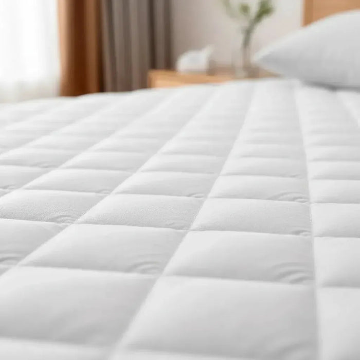 1 Protector de colchón grueso, funda de cama antideslizante 100*190cm