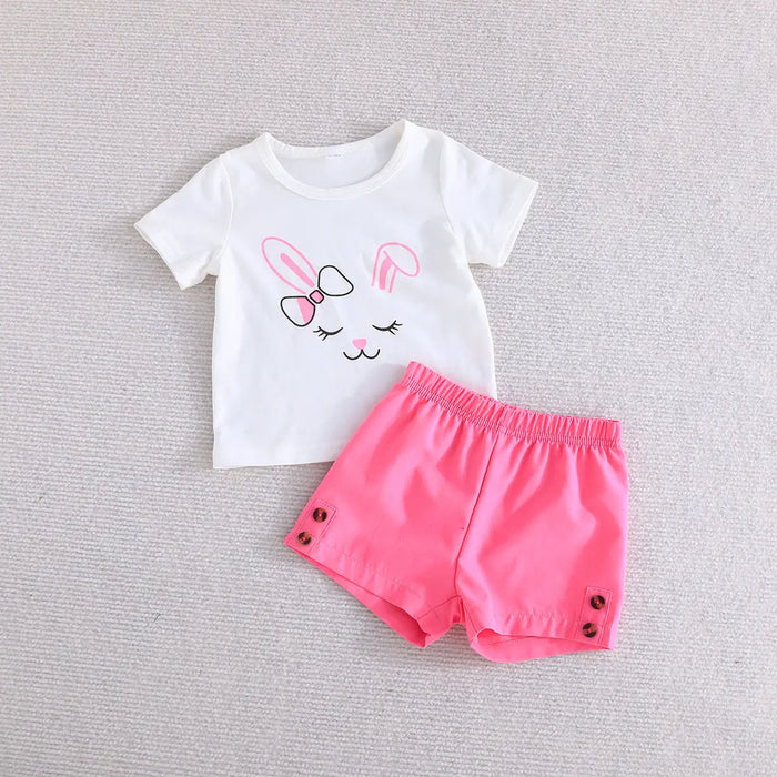Conjunto de verano de dos piezas para bebés niñas
