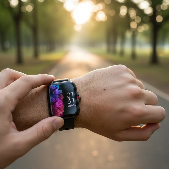 Reloj Inteligente Deportivo Con Correa De Silicona Táctil