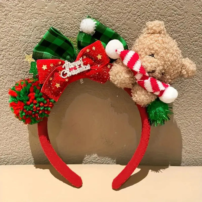 Diadema navideña de Disney con forma de alce, con astas de reno, ideal para fiestas y disfraces