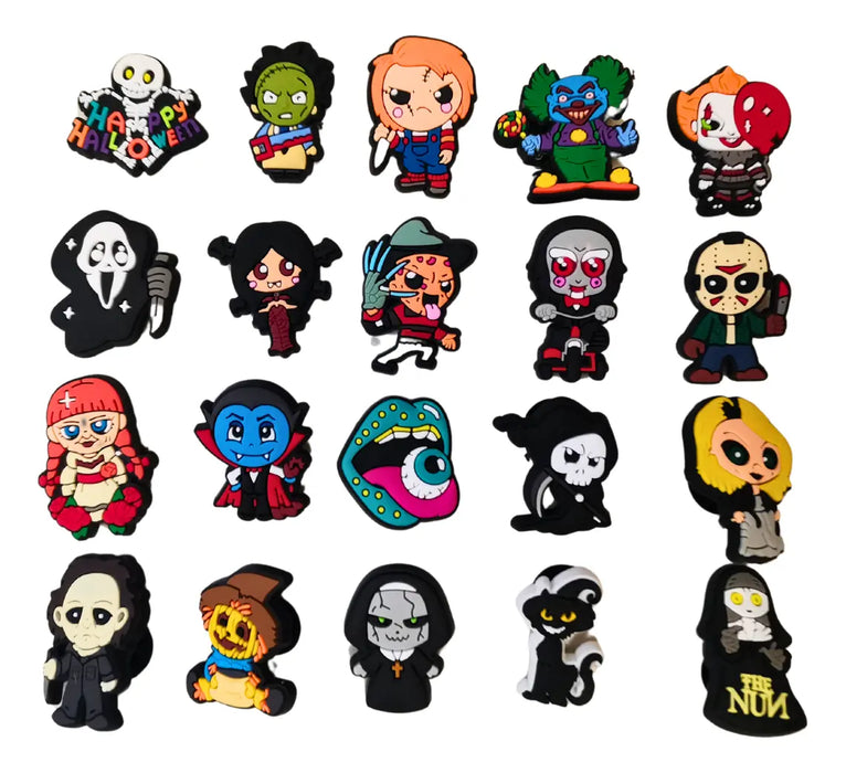 19 Pzas Pines De Terror de Chucky, Charms para Sandalias