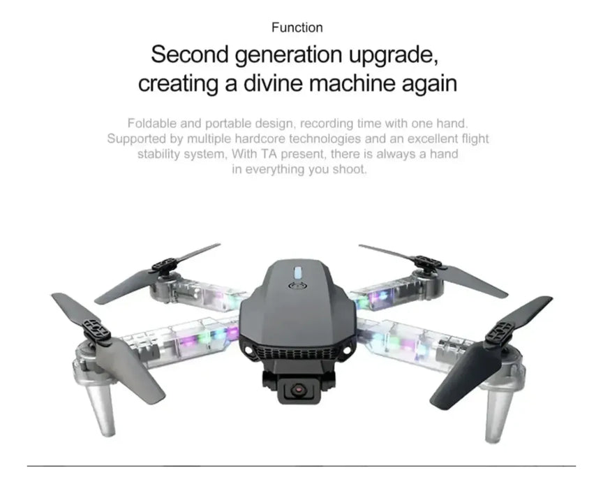 Drone E88d Max Profesional Plegable Con Cámara Dual Hd Wifi