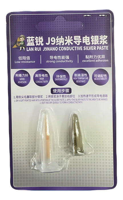 Lanrui J9 Nano Pasta Plateada Conductora Reparación D Línea