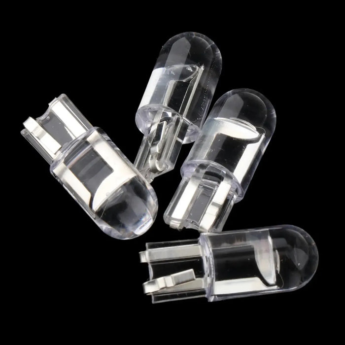 20 Piezas T10 Carcasa De Vidrio Led Bombilla Cuña Placa Azul