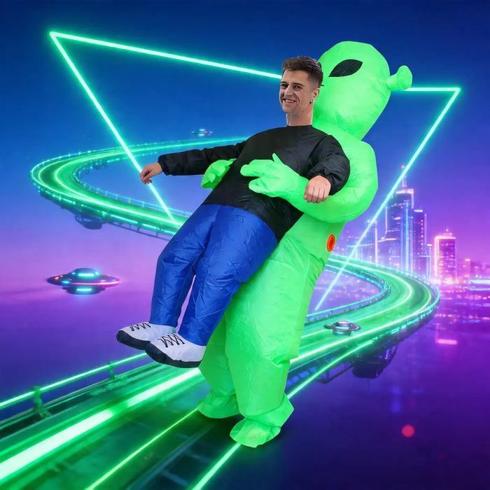 Divertido Disfraz Inflable De Abrazo De Alien Para Fiesta