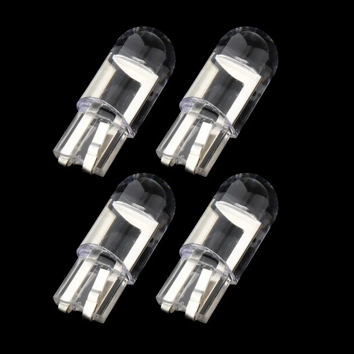 20 Piezas T10 Carcasa De Vidrio Led Bombilla Cuña Placa Azul