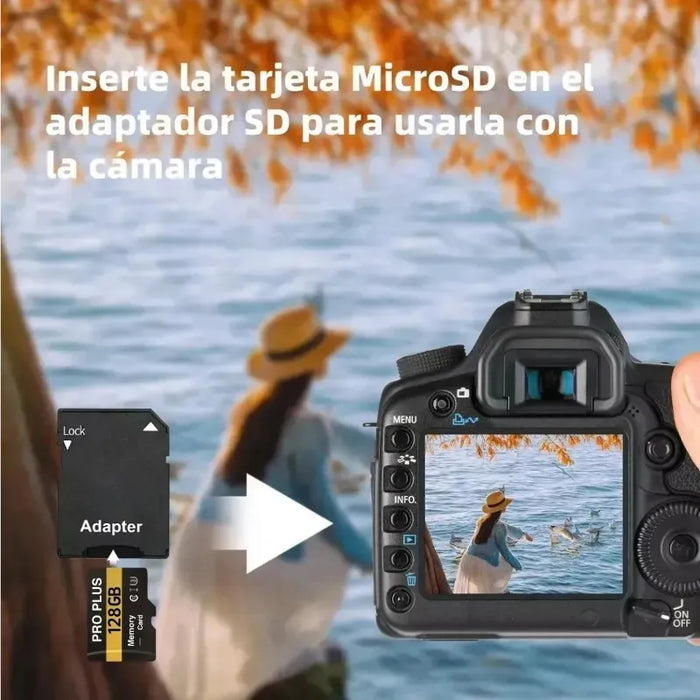 Tarjeta De Memoria Microsd 128gb Alta Velocidad