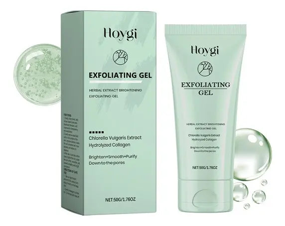 Hoygi gel exfoliante suave que hidrata y limpia el rostro, 50g
