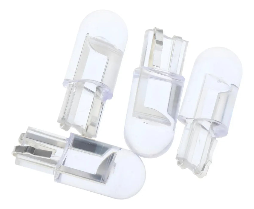 20 Piezas T10 Carcasa De Vidrio Led Bombilla Cuña Placa Azul