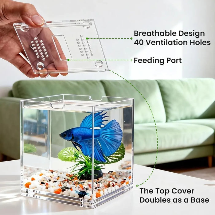 Bluevita Tanque Hospital Pequeño Para Peces Mn1 0.76l
