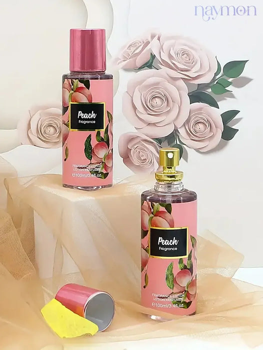 Perfume en spray para mujer, aroma de melocotón refrescante y duradero