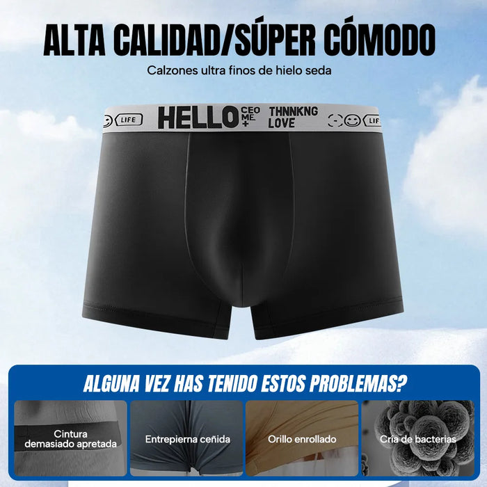 10 Bóxer Ajustado para Hombre | Tejido Elástico Suave y Transpirable ,Estilos Aleatorios