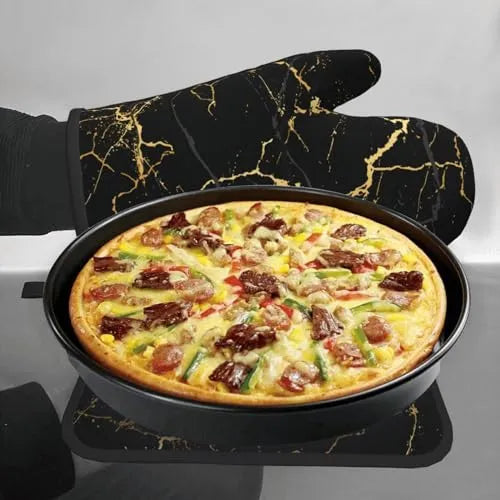 Manoplas De Horno Y Agarraderas De 2 Piezas Con Textura