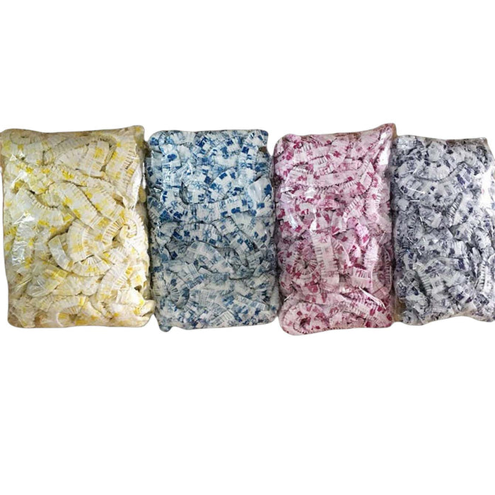 4pcs Gorro de ducha desechable de PE duradero, apto para baños impermeables