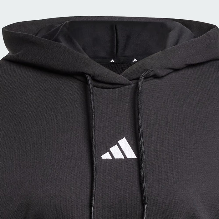 ADIDAS Sudadera corta con capucha de felpa francesa de 3 rayas de Essentials