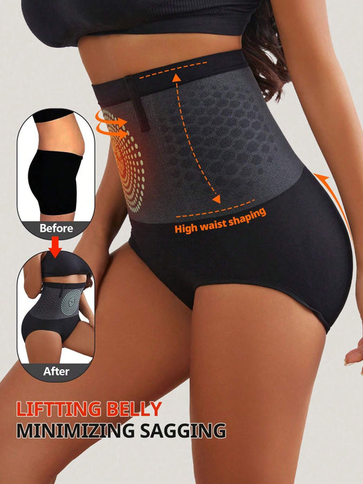 SHEIN 1 pieza Ropa interior moldeadora de cintura alta sin costuras para mujer