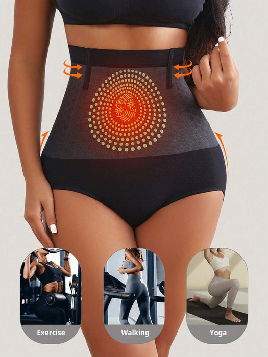 SHEIN 1 pieza Ropa interior moldeadora de cintura alta sin costuras para mujer