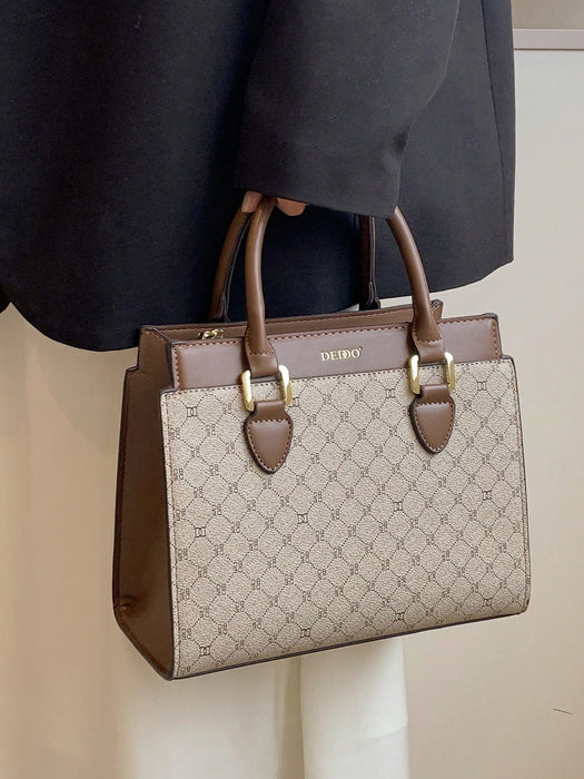 Bolso bandolera multifuncional de gran capacidad y a la moda, para mujer
