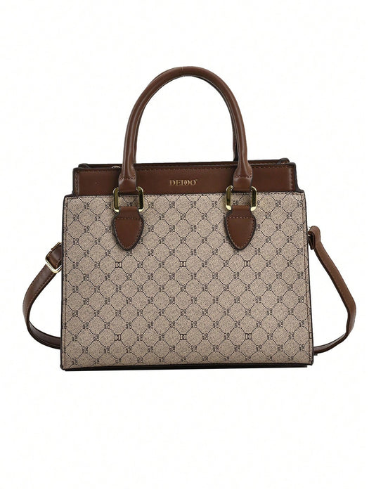 Bolso bandolera multifuncional de gran capacidad y a la moda, para mujer