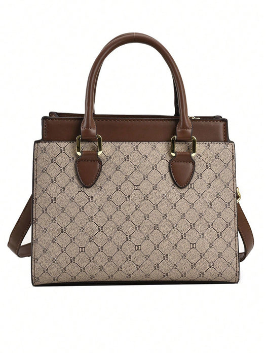 Bolso bandolera multifuncional de gran capacidad y a la moda, para mujer
