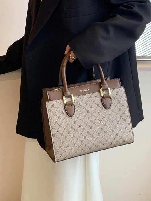 Bolso bandolera multifuncional de gran capacidad y a la moda, para mujer