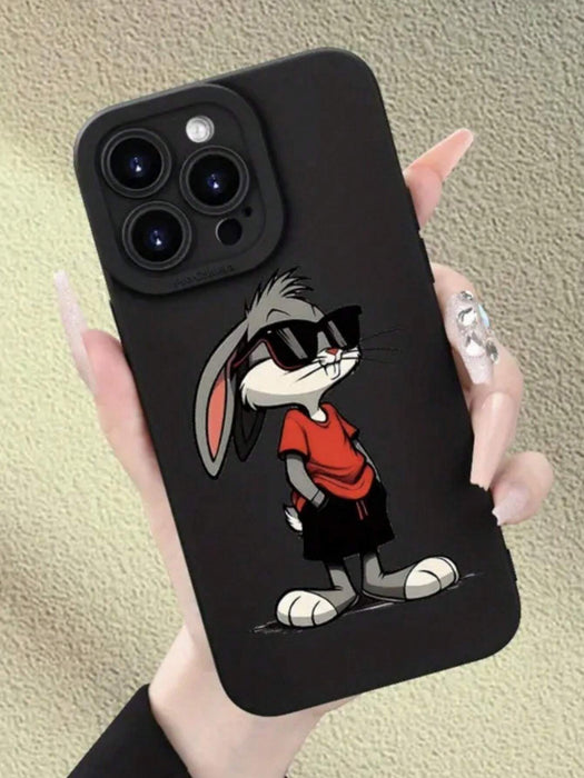Funda de teléfono con estampado de conejo de dibujos animados para iphone 12