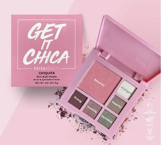 CHICA BEAUTY Paleta de sombras de ojos y coloretes multiusos