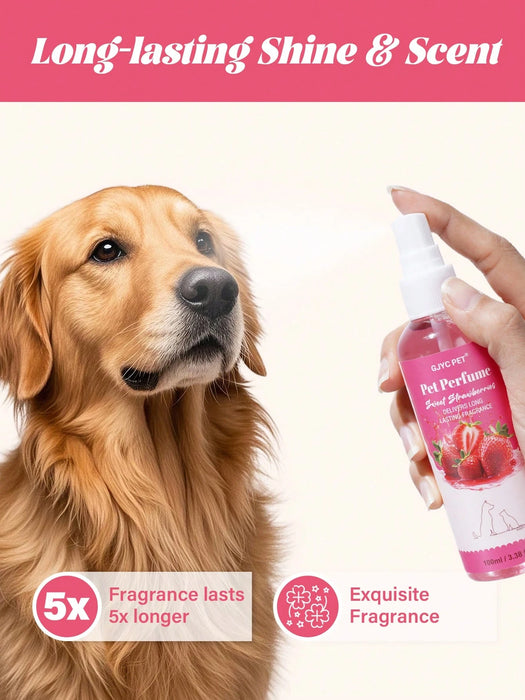SHEIN PET 100 ml (3.38 fl oz) Fragancia para mascotas con aroma a fresa dulce