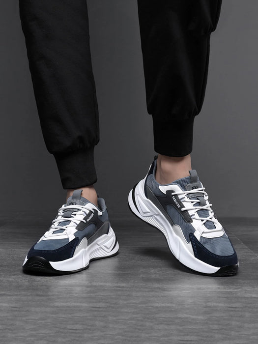 SHEIN Zapatillas deportivas casuales para hombre GNVA, calzado deportivo robusto