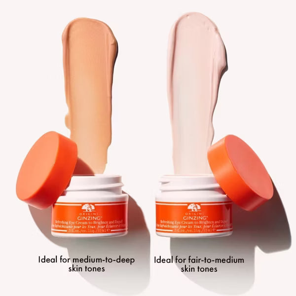 Origins GinZing Crema iluminadora para el contorno de ojos con vitamina C y niacinamida 15 ml