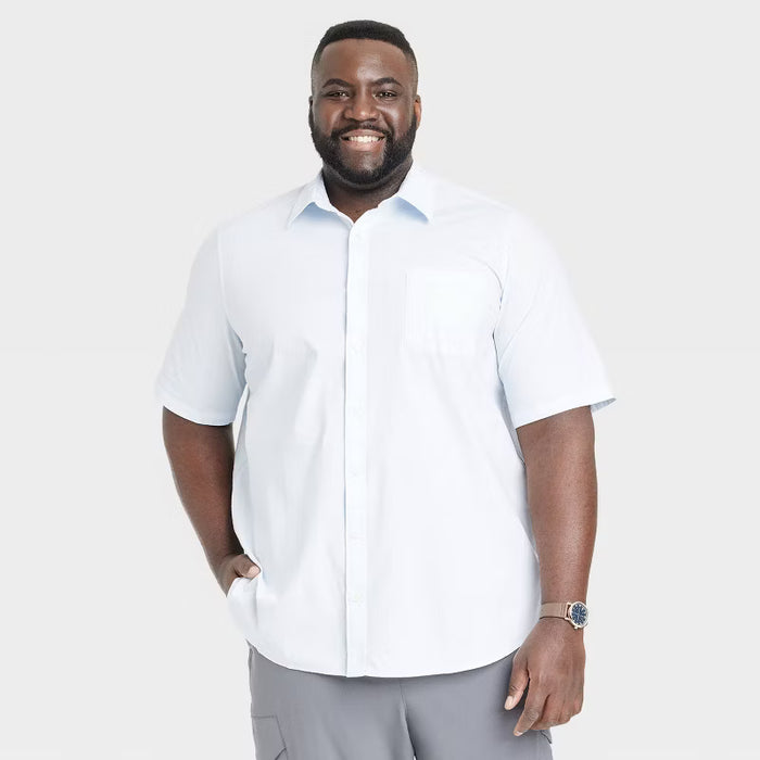 Goodfellow & Co™ Camisa de manga corta de popelina con botones para hombre