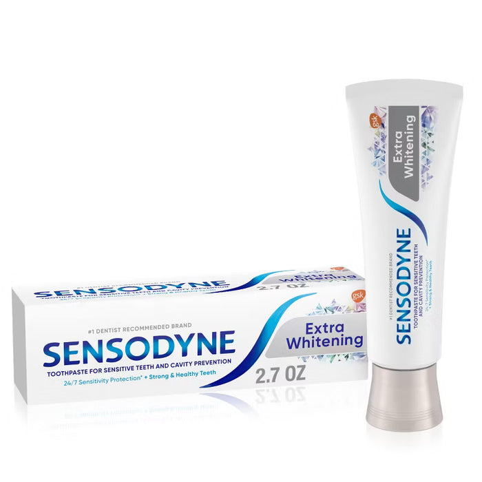 Sensodyne Pasta dental  Extra Blanqueadora y con Protección Anticaries con flúor - 77 g