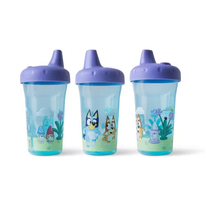 Vaso de plástico con boquilla Bluey de 9 oz de The First Years