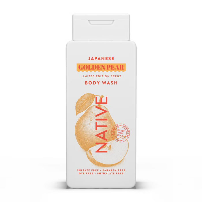 Gel de ducha Native Edición Limitada Sabores Globales sin sulfatos - Pera Dorada Japonesa