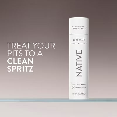 Desodorante Native - Spray de Santal y Cuero - 99 g