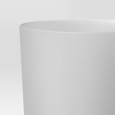 Vaso alto de plástico de 770 ml, color gris aptos para microondas y lavavajillas.