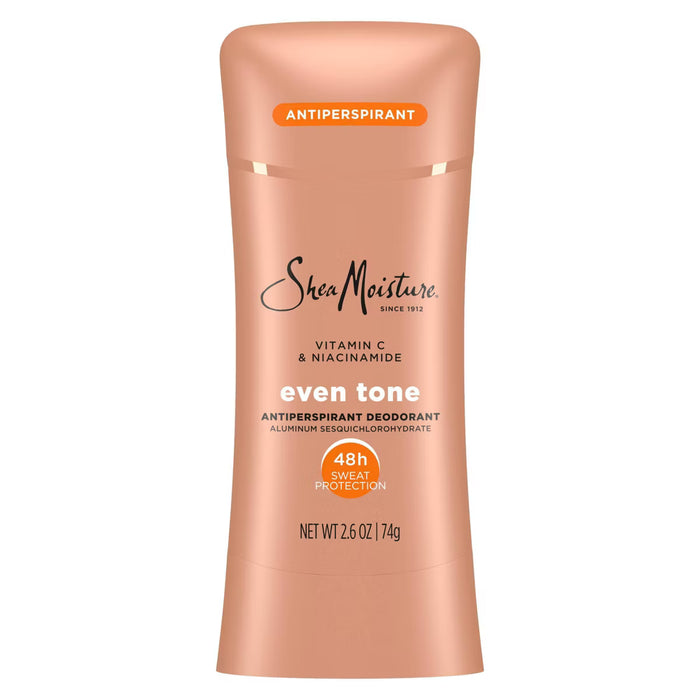 Antitranspirante y desodorante sólido SheaMoisture Even Tone con vitamina C y niacinamida - 2.6 oz