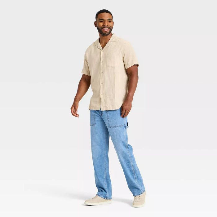 Goodfellow & Co™ Camisa de manga corta para hombre estilo campamento