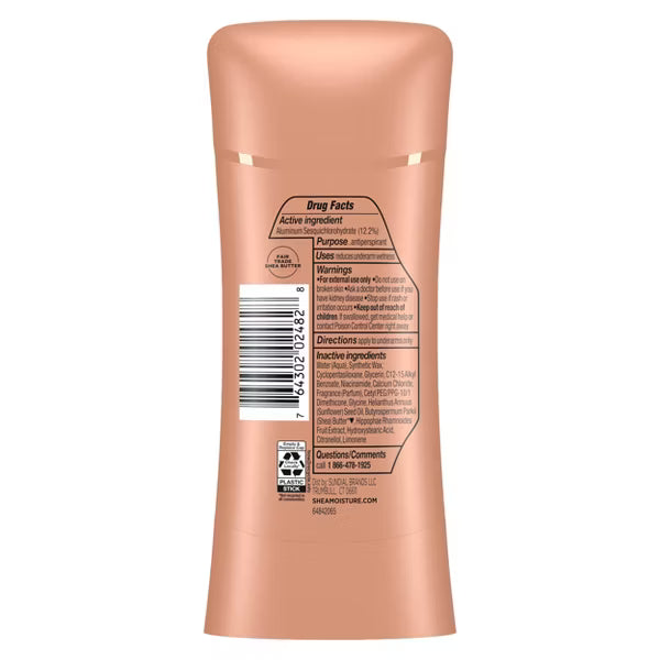 Antitranspirante y desodorante sólido SheaMoisture Even Tone con vitamina C y niacinamida - 2.6 oz