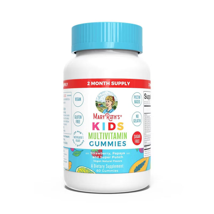 MaryRuth's Gomitas multivitamínicas veganas sin azúcar para niños - 60 unidades