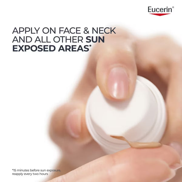 Eucerin Age Defense Loción facial con color y protector solar FPS 50 de 75 ml
