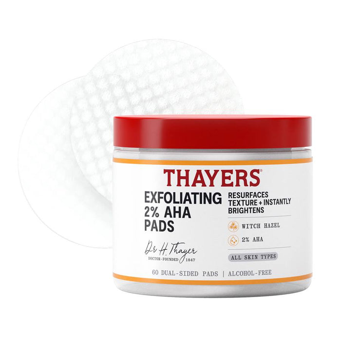 Thayers Discos tónicos exfoliantes con 2% de AHA
