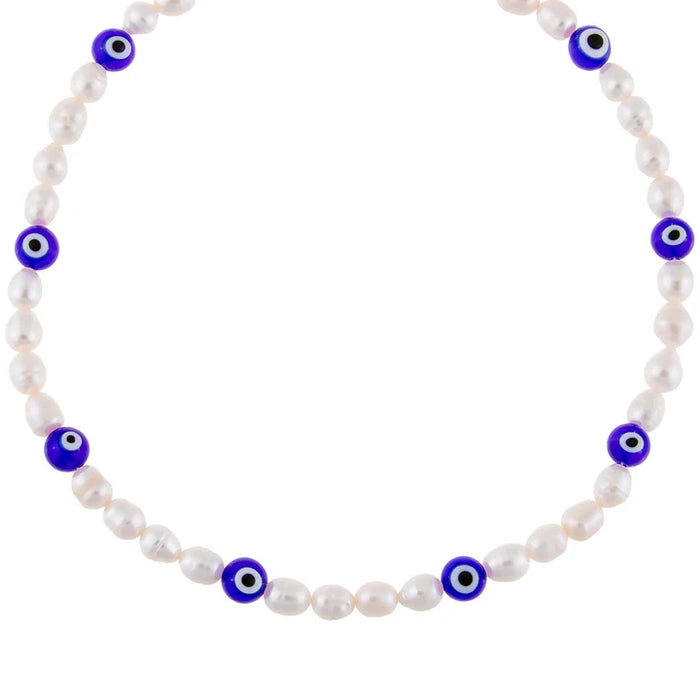 1pcs Collar de perlas con el ojo turco